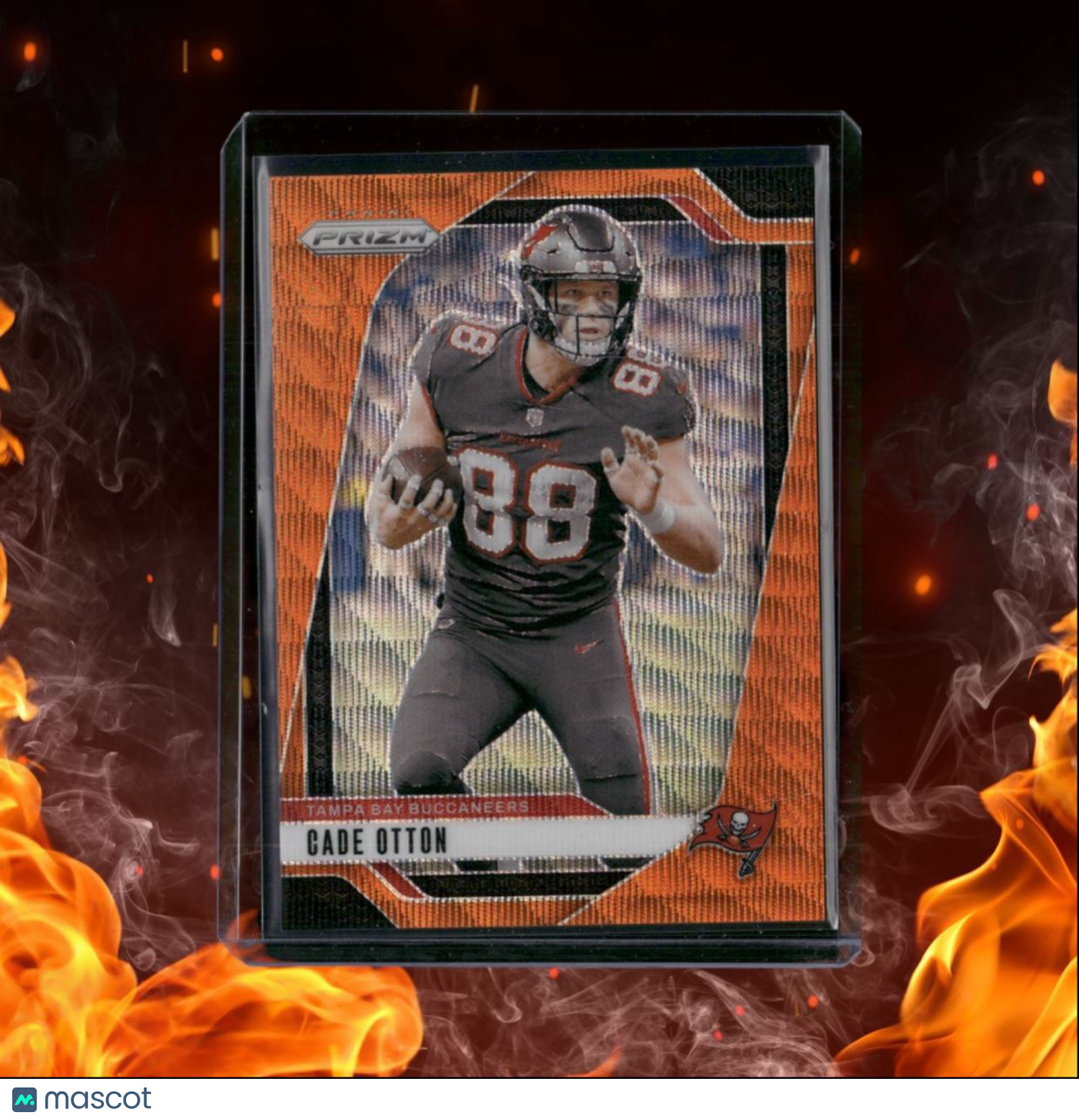 2024 Panini Prizm Cade Otton Orange Wave Prizm 48/60 #271