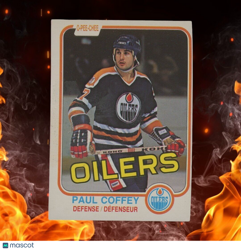 1981-82 O-Pee-Chee PAUL COFFEY Rookie