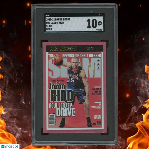 2021-22 Panini Hoops JASON KIDD Slam Holo SGC 10 #70