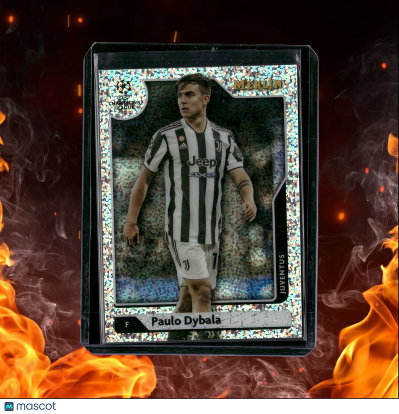 2021 Topps Merlin UCC Paulo Dybala Speckle Refractor 034/150