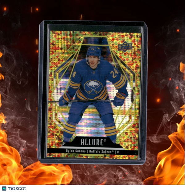 2022-23 Upper Deck Allure Dylan Cozens Gold Glitter Bomb 181/199 #62