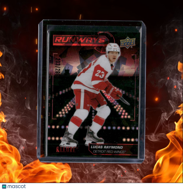 2022-23 Upper Deck Allure Lucas Raymond  Runways Red 203/299 #RW-13