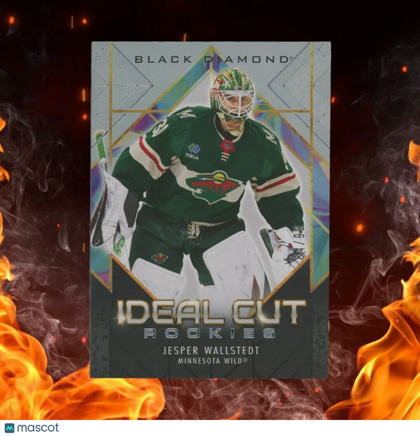 2024-25 Upper Deck Black Diamond CDD JESPER WALLSTEDT Rookie /99 Ideal Cut