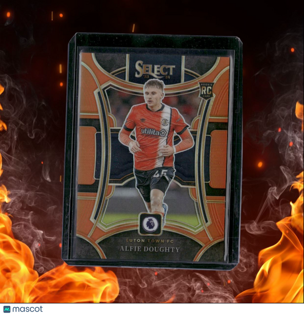 2023 Panini Select Premier League Alfie Doughty Orange Prizm Mezzanine Rookie