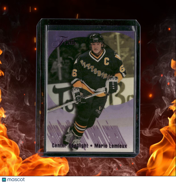 1994-95 Flair Mario Lemieux Center Spotlight #6