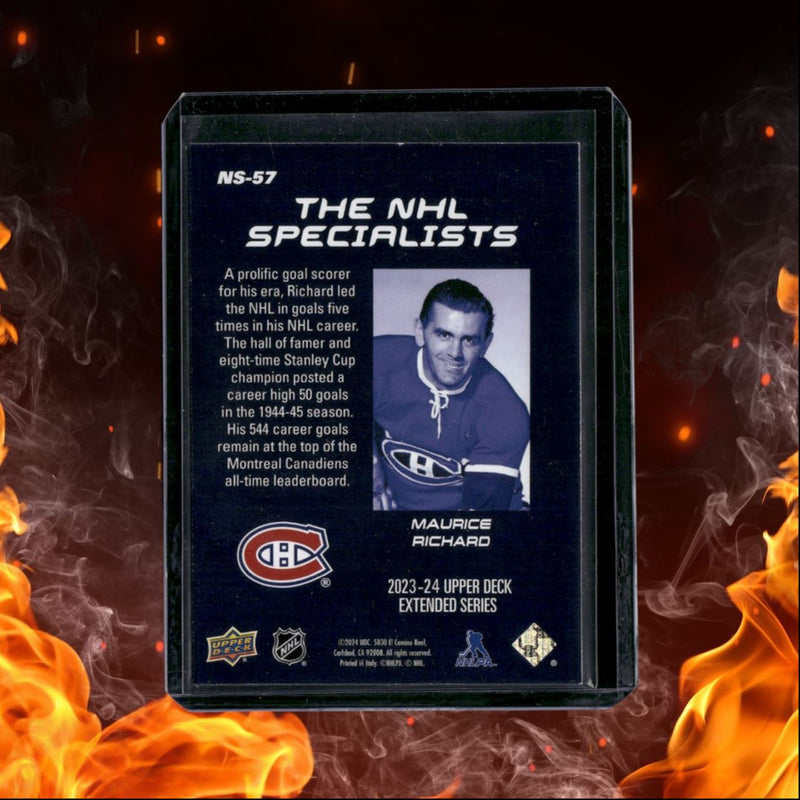 2023-24 Upper Deck Maurice Richard The NHL Specialists