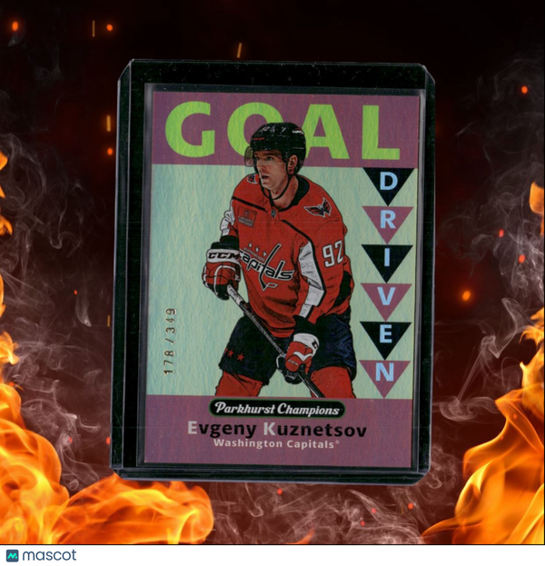 2023-24 Upper Deck Parkhurst Champions Evgeni Kuznetsov Goal Driven Gold