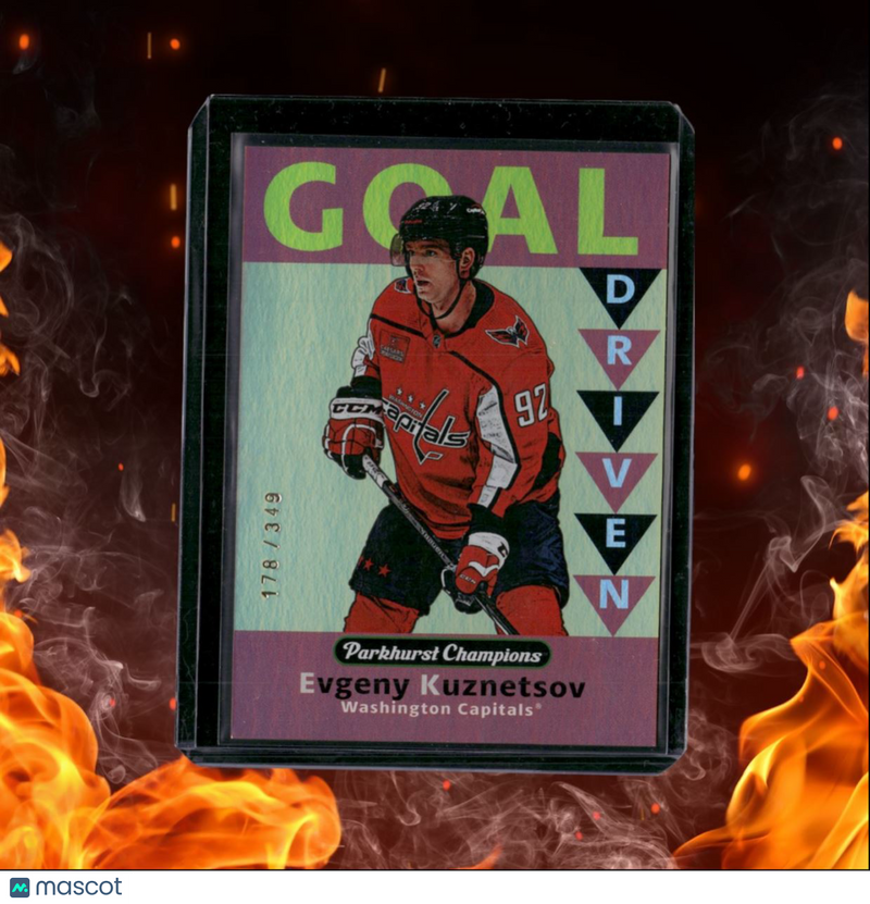 2023-24 Upper Deck Parkhurst Champions Evgeni Kuznetsov Goal Driven Gold