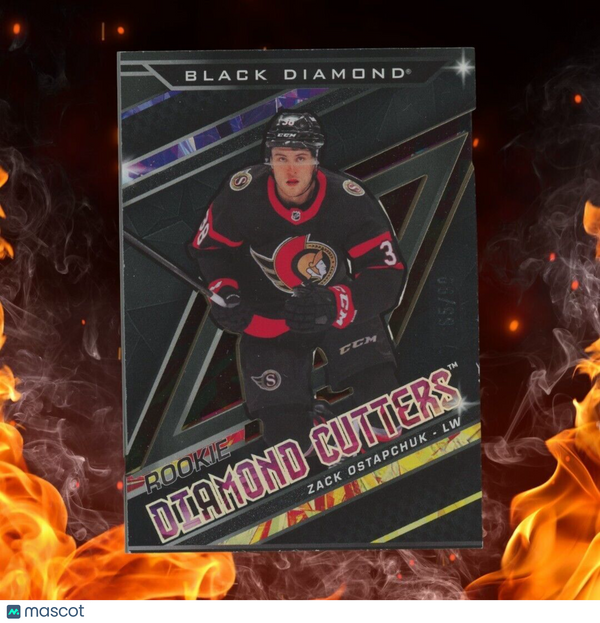 2024-25 Upper Deck Black Diamond ZACH OSTAPCHUK Rookie /99 Diamond Cutters #ZO