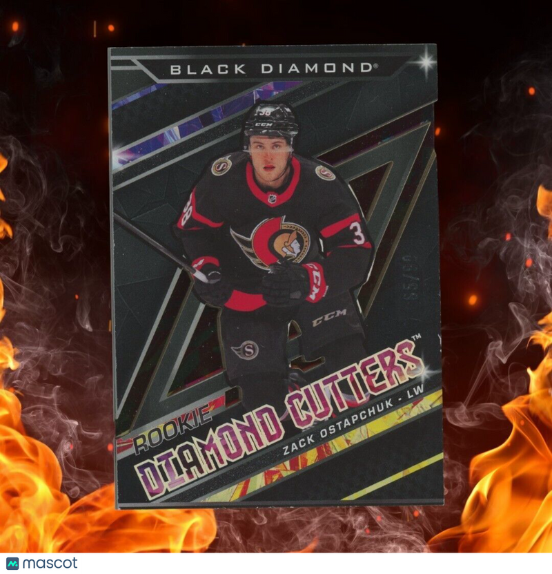 2024-25 Upper Deck Black Diamond ZACH OSTAPCHUK Rookie /99 Diamond Cutters