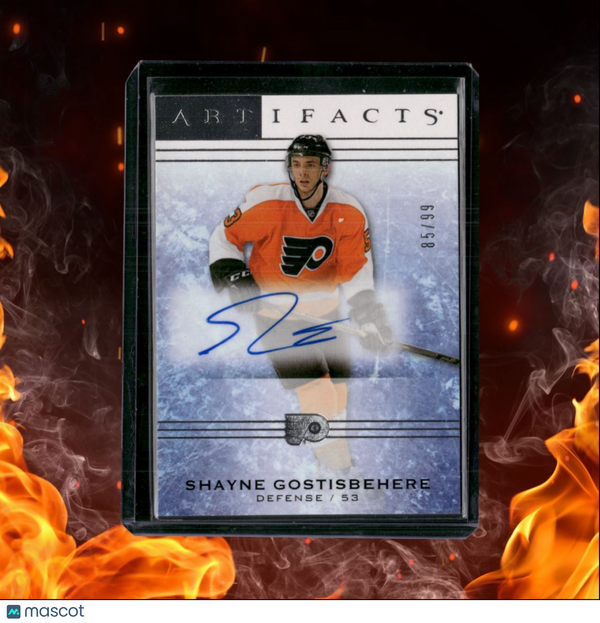 2014-15 Upper Deck Artifacts Shayne Gostisbehere Rookie Auto 85/99 #SRR-SH