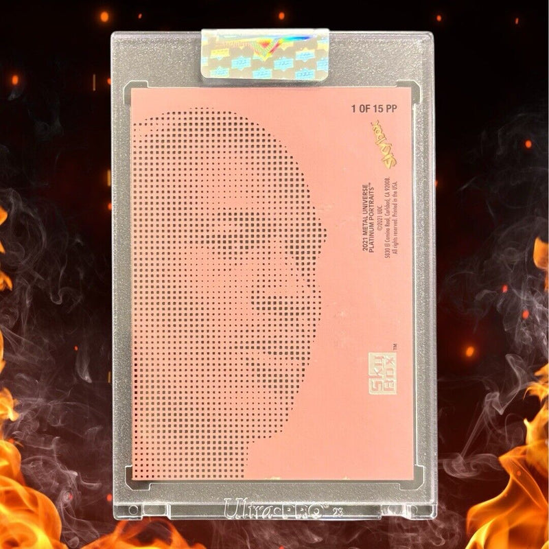 2021 Upper Deck Metal Universe MICHAEL JORDAN Platinum Portraits Pink SSP