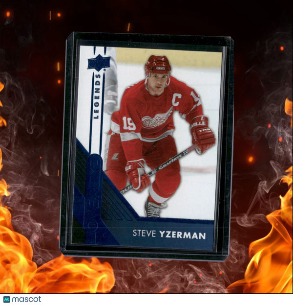 2016-17 Upper Deck Overtime Steve Yzerman Legends Blue #43