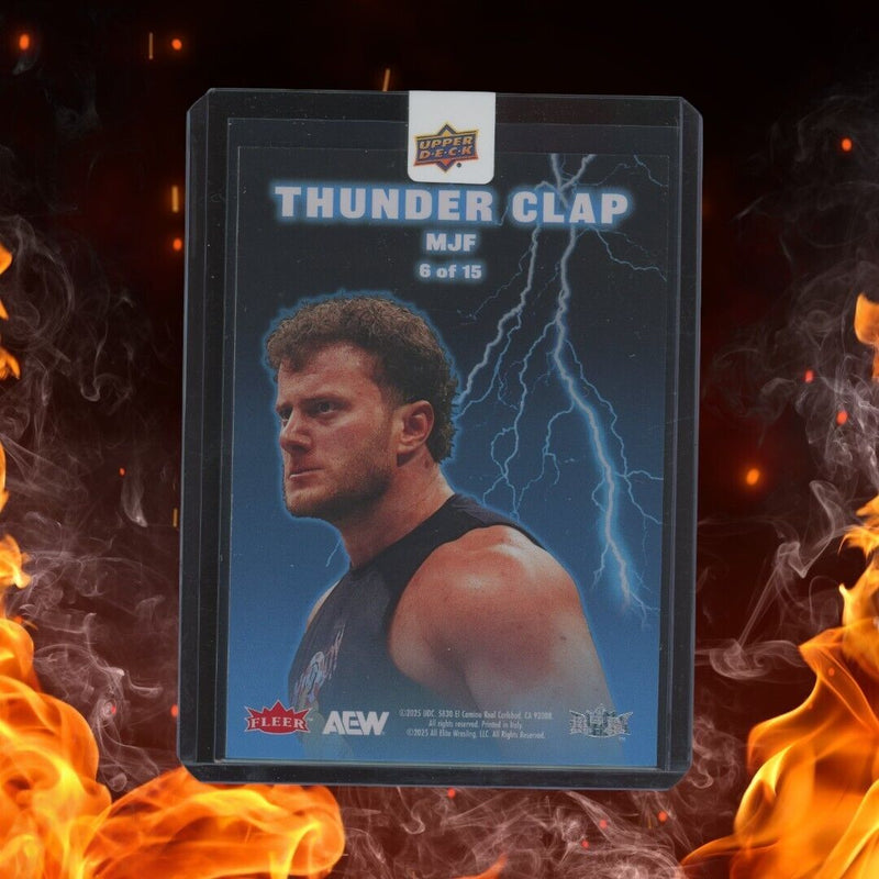 2025 Upper Deck CDD Fleer Ultra AEW MJF Thunder Clap