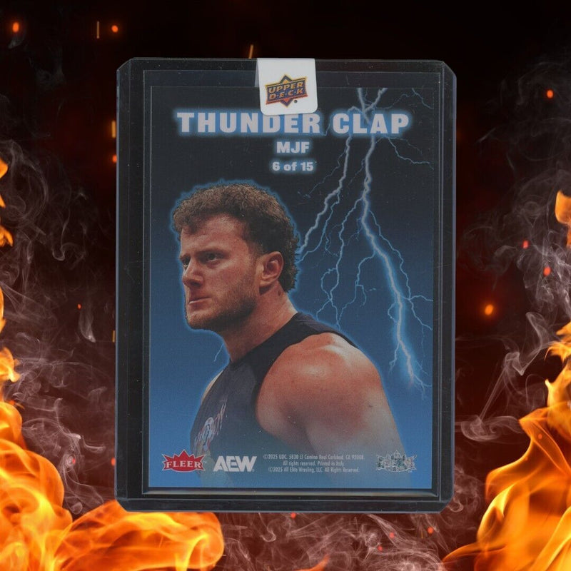 2025 Upper Deck CDD Fleer Ultra AEW MJF Thunder Clap