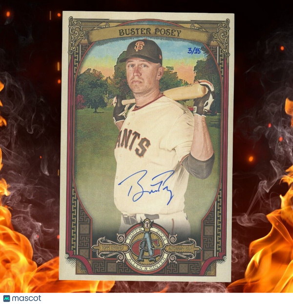 2024 Topps Allen & Ginter BUSTER POSEY Auto /15 Boxloader #BA-BP Jumbo Card