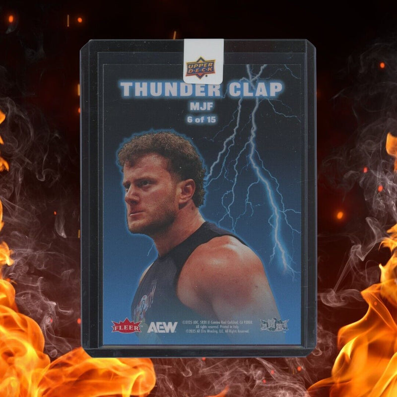 2025 Upper Deck CDD Fleer Ultra AEW MJF Thunder Clap