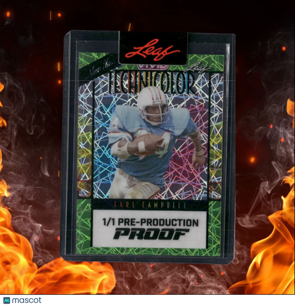 2024 Leaf Vivid Earl Campbell Now In Technicolor Pre-Production Proof 1/1