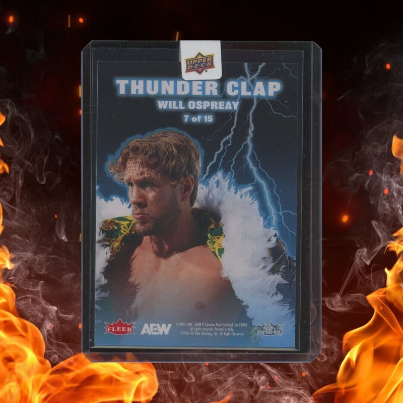 2025 Upper Deck CDD Fleer Ultra AEW WILL OSPREAY Thunder Clap