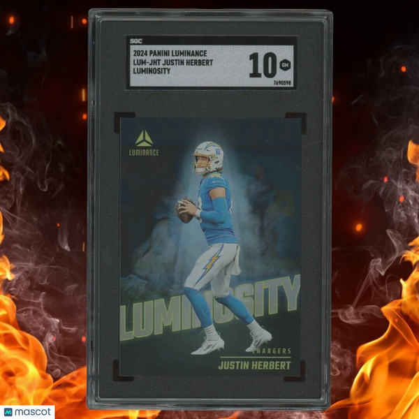 2024 Panini Luminance JUSTIN HERBERT Luminosity SGC 10 #LUM-JHT SP