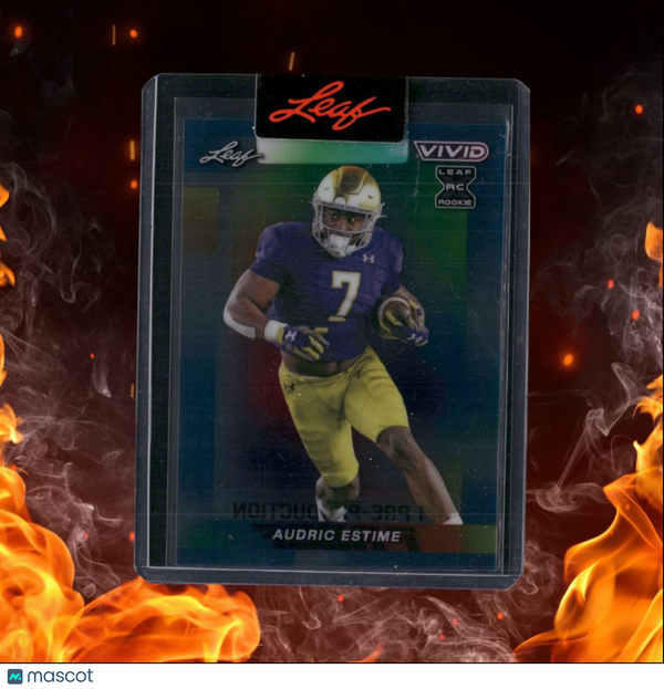 2024 Leaf Vivid Audric Estime Pre-Production Proof Rookie 1/1