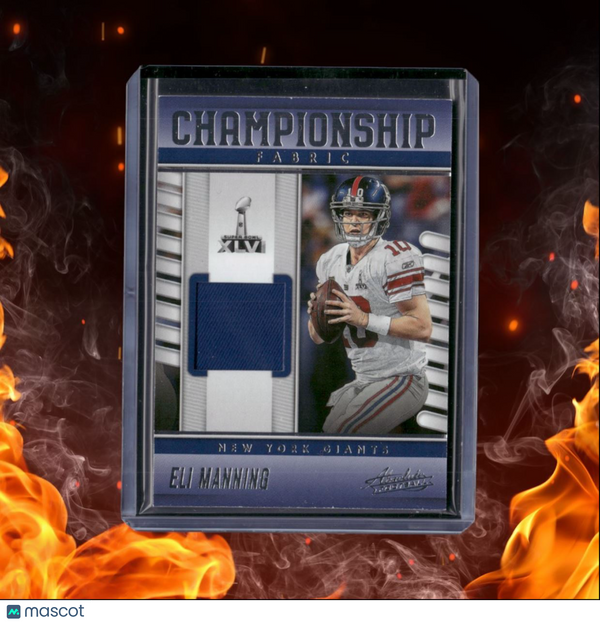 2023 Panini Absolute Eli Manning Championship Fabric Jersey #CF-14