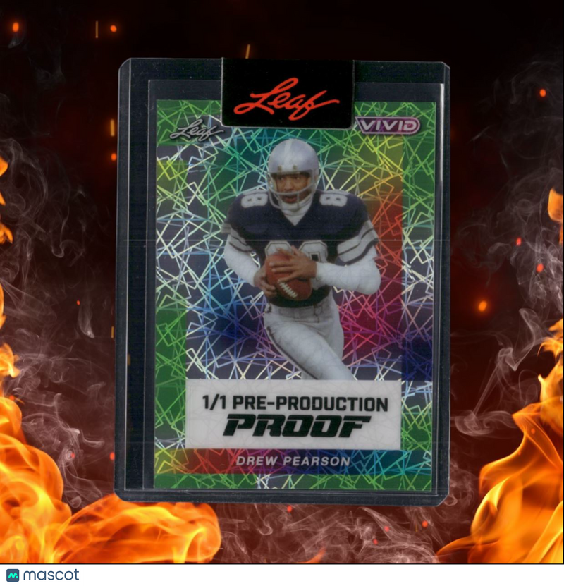 2024 Leaf Vivid Drew Pearson Pre-Production Proof 1/1