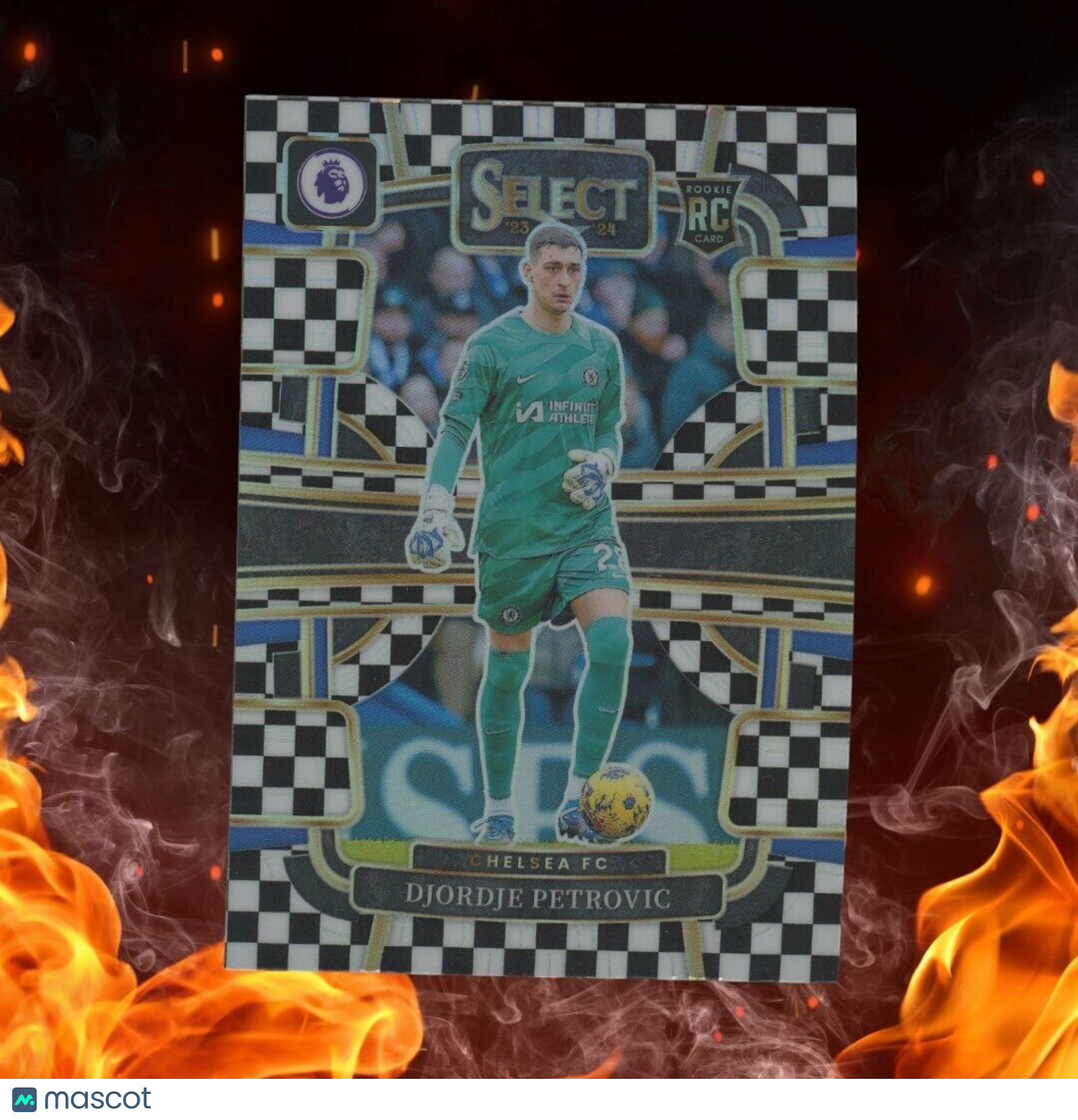 2023-24 Panini Prizm EPL DJORDJE PETROVIC Rookie Checkerboard Prizm #34 SP