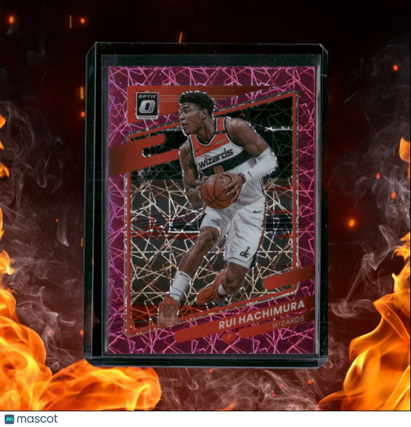 2021-22 Donruss Optic Rui Hachimura Pink Velocity Prizm 40/79 #79