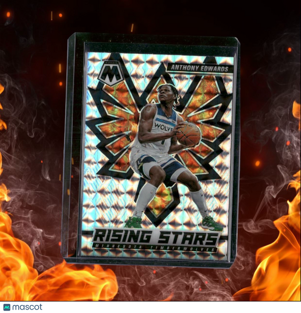 2022-23 Panini Mosaic Anthony Edwards Rising Stars Mosaic Prizm #3