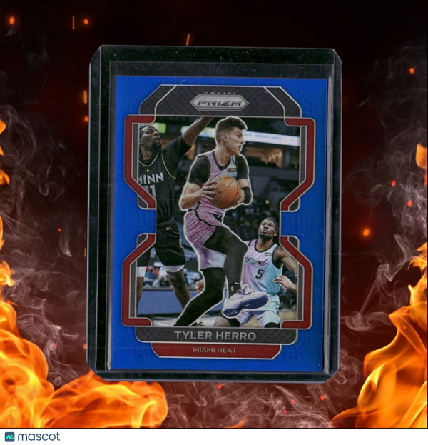 2021-22 Panini Prizm Tyler Herro Blue Prizm 130/199 #227