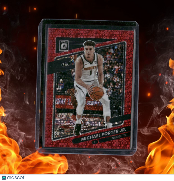 2021-22 Donruss Optic Michael Porter Jr. Red Fast Break Prizm 79/85 #7