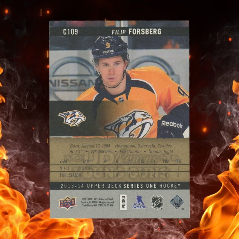 2013-14 Upper Deck FILIP FORSBERG Canvas Young Guns