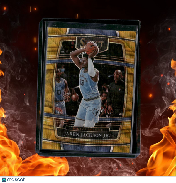 2021-22 Panini Select Jaren Jackson Jr. Gold Wave Prizm SSP #76