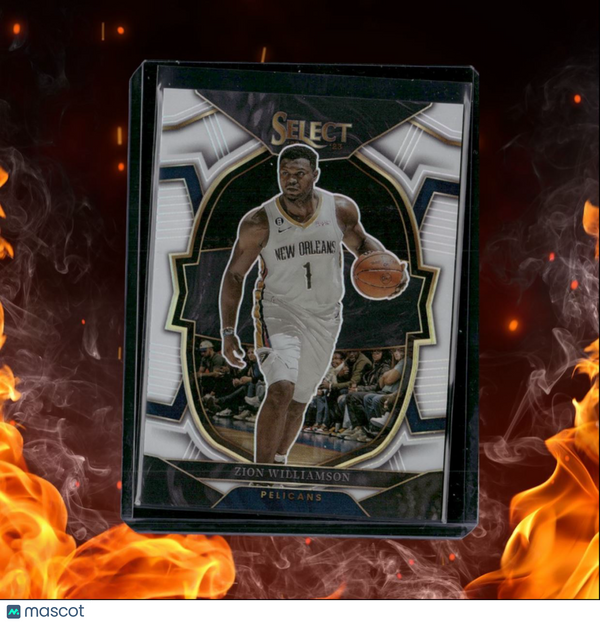 2022-23 Panini Select Zion Williamson White Prizm #24