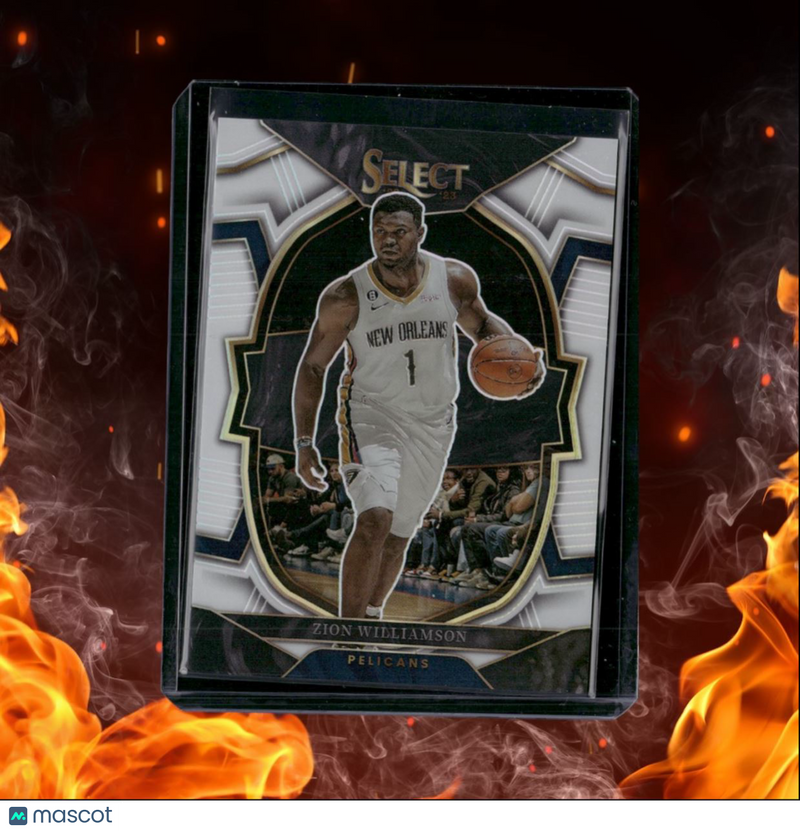 2022-23 Panini Select Zion Williamson White Prizm