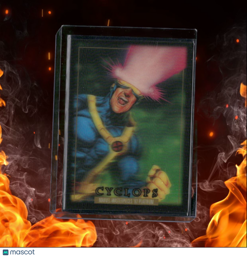 2024 Marvel Masterpieces '92 Platinum Cyclops Lenticular