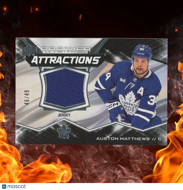 2022-23 Upper Deck Premier AUSTON MATTHEWS Attractions Jersey /49 #PA-AM