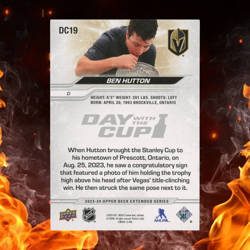 2023-24 Upper Deck BEN HUTTON Day With the Cup SSP