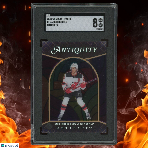 2024-25 Upper Deck Artifacts JACK HUGHES Antiquity SGC 8 #AT-6 SP