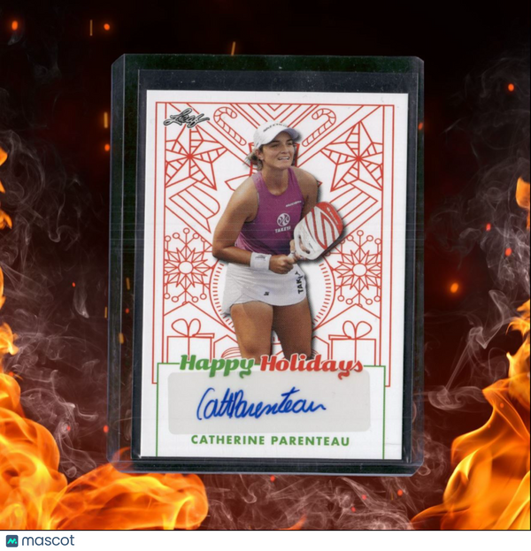 2023 Leaf Happy Holidays Catherine Parenteau Auto #BA-CP1