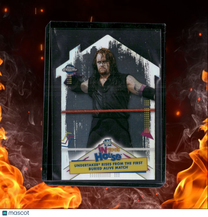 2021 Topps Chrome WWE Undetaker In Your House Die-Cut