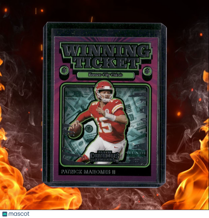 2021 Panini Contenders Patrick Mahomes II Winning Ticket