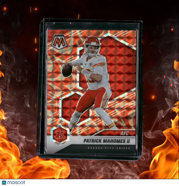 2021 Panini Mosaic Patrick Mahomes II Reactive Orange #221