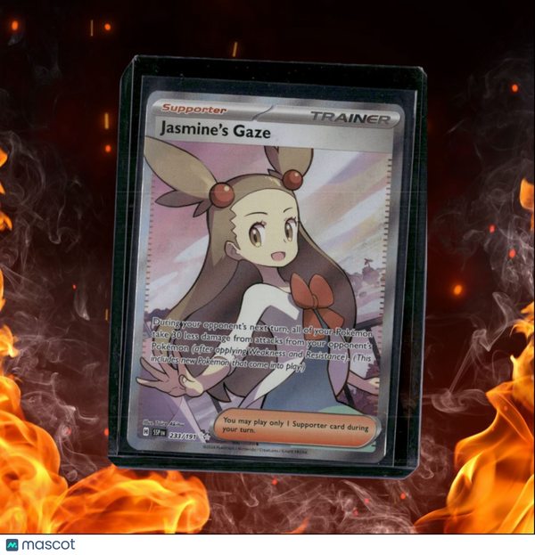 2024 Pokemon Surging Sparks Jasmie's Gaze Ultra Rare Full Art Trainer LP