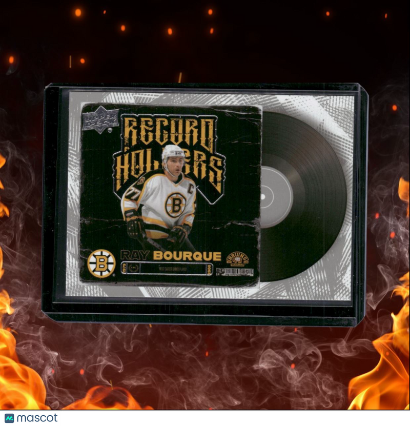 2023-24 Upper Deck Boston Bruins Centennial Ray Bourque Record Holders