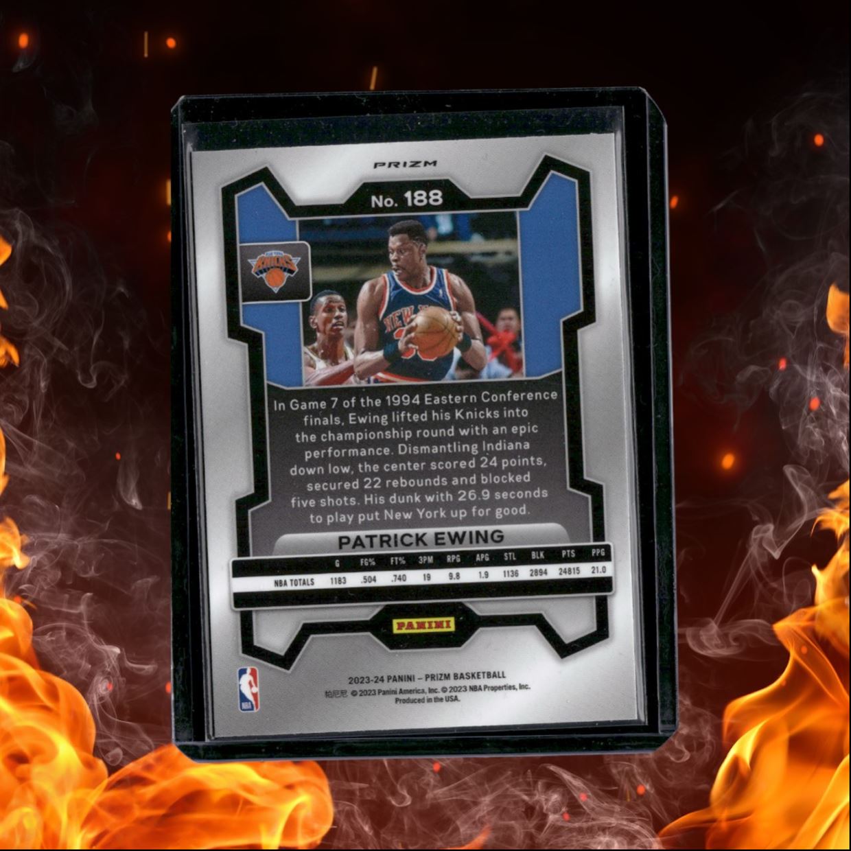 2023-24 Panini Prizm Patrick Ewing Silver Prizm #188