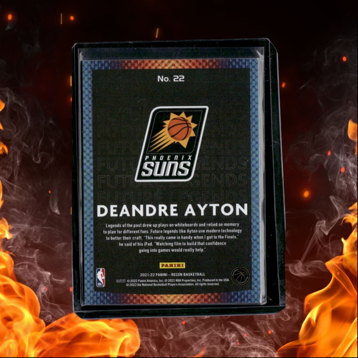 2021-22 Panini Recon Deandre Ayton Future Legends #22