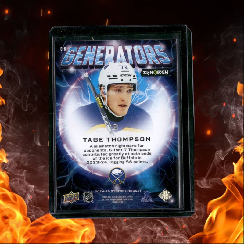 2024-25 Upper Deck Synergy Tage Thompson Generators