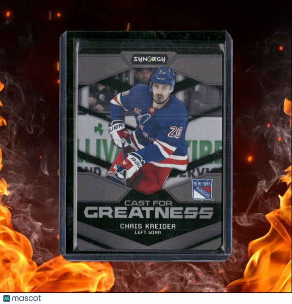 2024-25 Upper Deck Synergy Chris Kreider Cast For Greatness SSP #CG-18